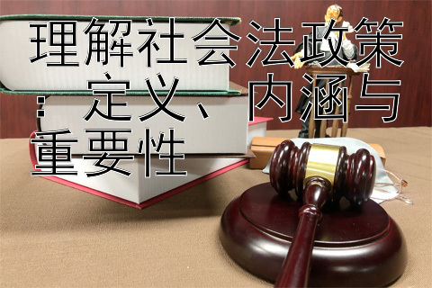 理解社会法政策：定义、内涵与重要性