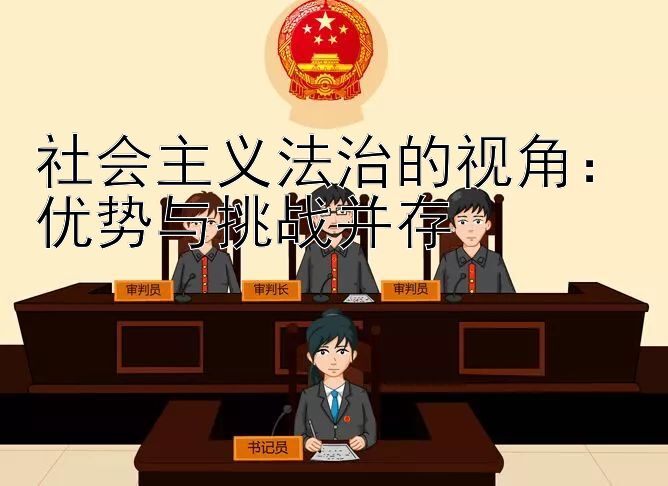 社会主义法治的视角：优势与挑战并存