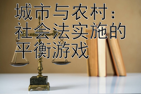 城市与农村：社会法实施的平衡游戏