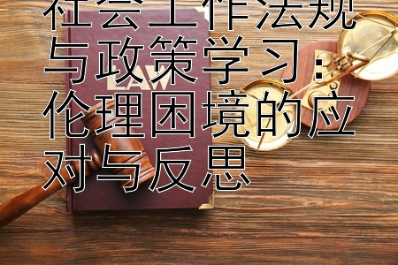 社会工作法规与政策学习：伦理困境的应对与反思