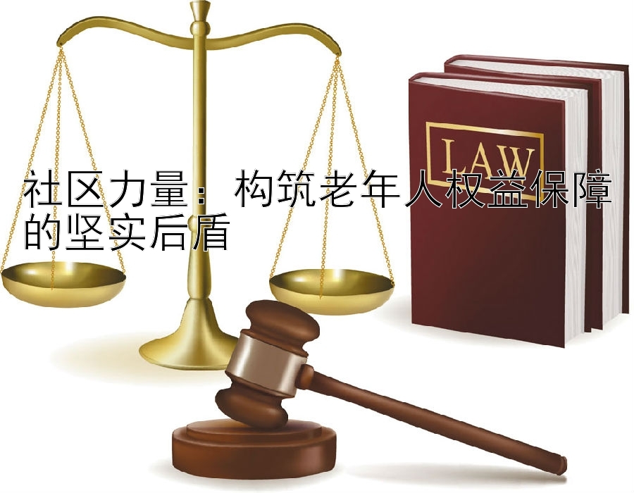 社区力量：构筑老年人权益保障的坚实后盾