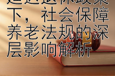 延迟退休政策下，社会保障养老法规的深层影响解析