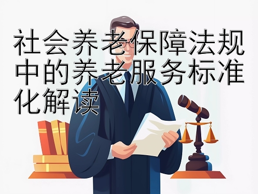 社会养老保障法规中的养老服务标准化解读