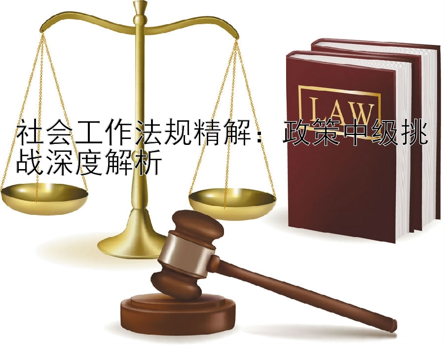 社会工作法规精解：政策中级挑战深度解析