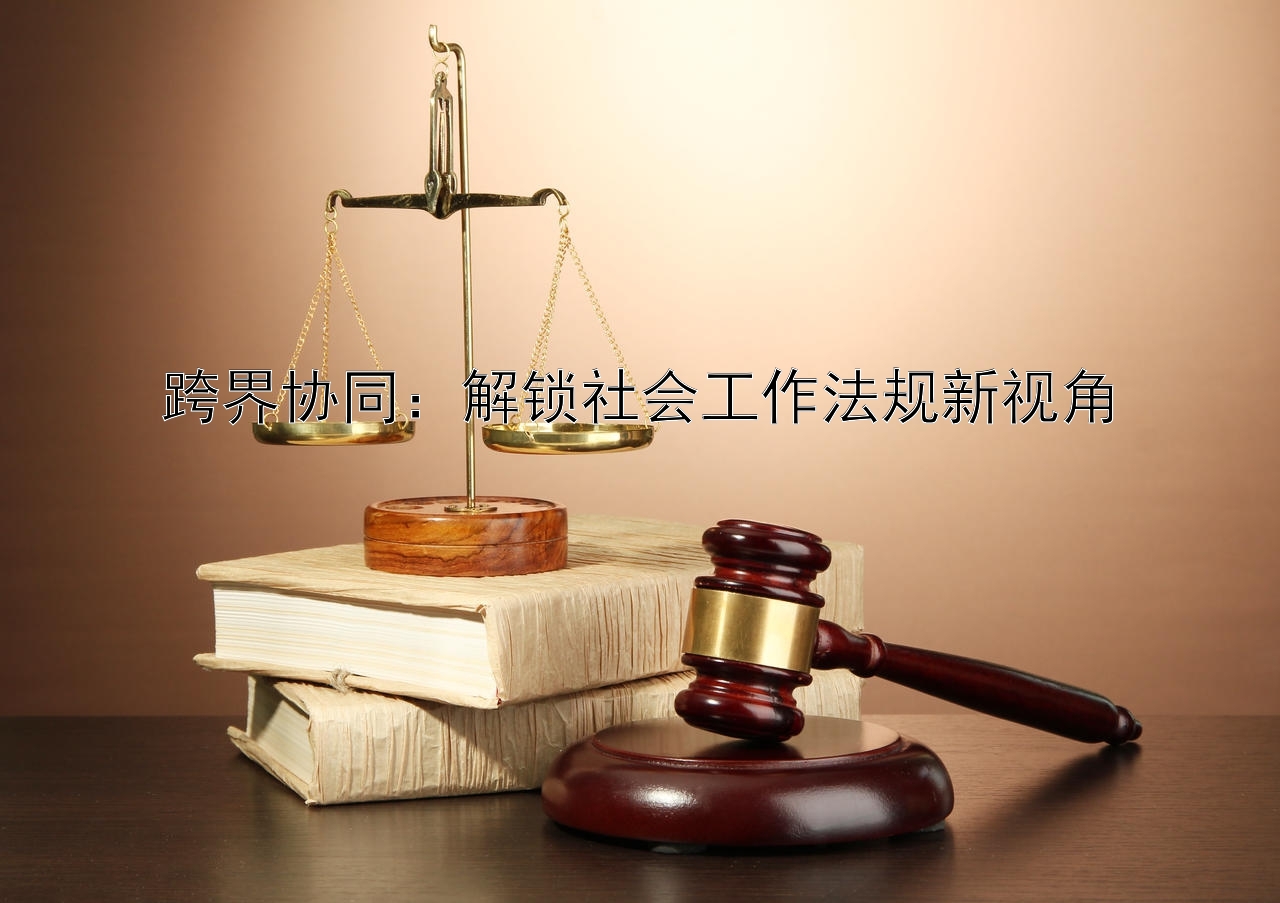 跨界协同：解锁社会工作法规新视角