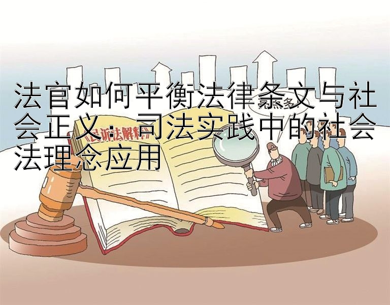 法官如何平衡法律条文与社会正义：司法实践中的社会法理念应用