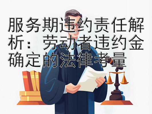 服务期违约责任解析：劳动者违约金确定的法律考量