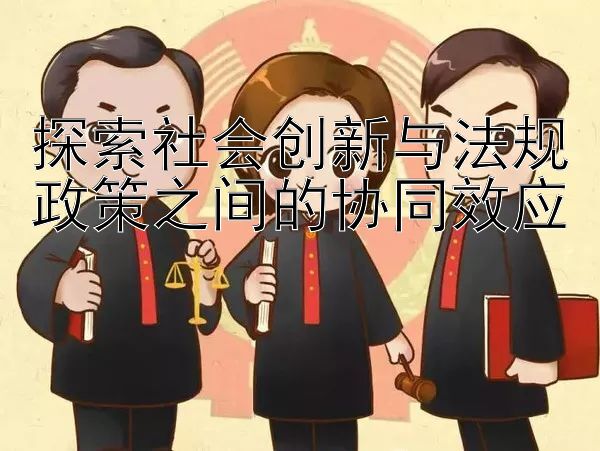 探索社会创新与法规政策之间的协同效应