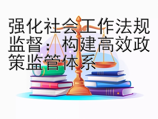 强化社会工作法规监督：构建高效政策监管体系