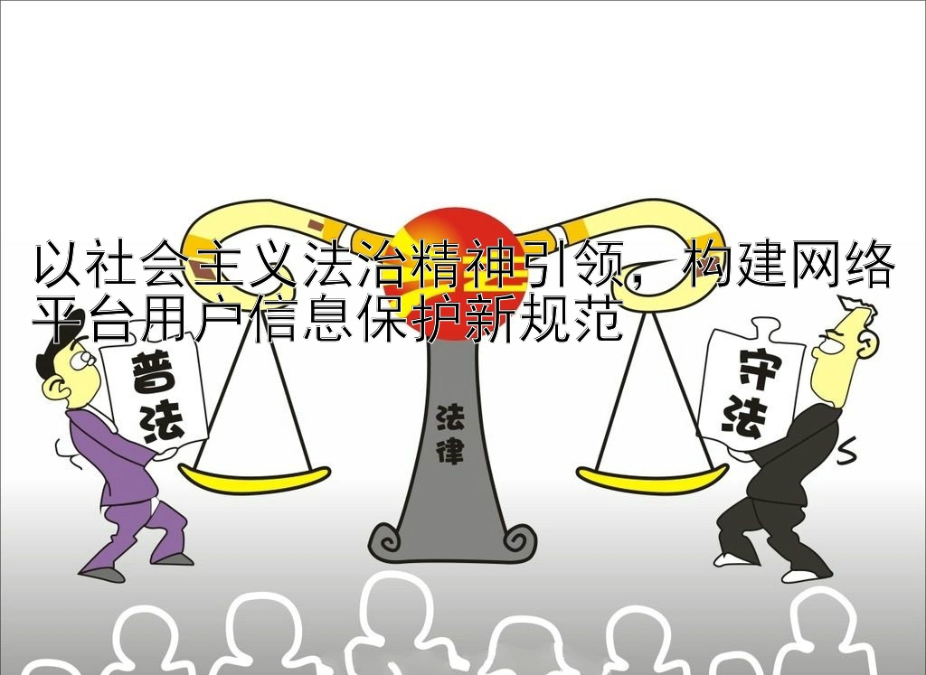 以社会主义法治精神引领，大发回血上岸大神带我 构建网络平台用户信息保护新规范