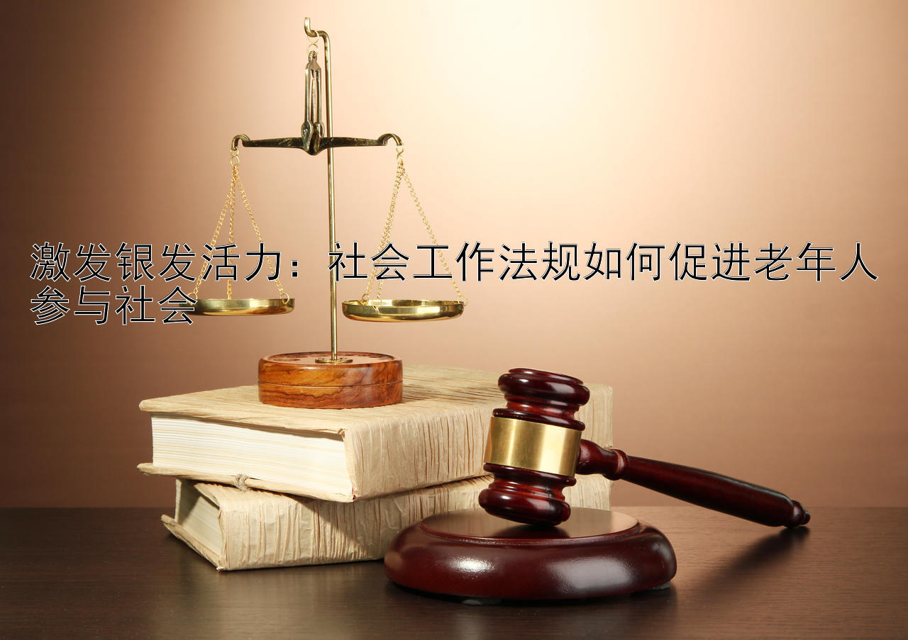 激发银发活力：社会工作法规如何促进老年人参与社会