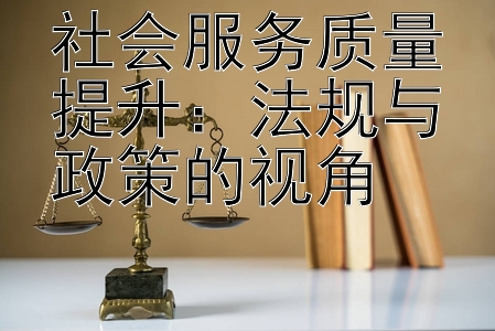 社会服务质量提升：法规与政策的视角