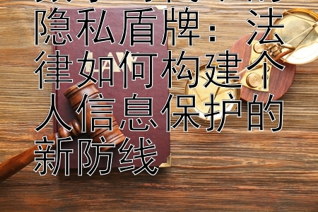 数字时代下的隐私盾牌：法律如何构建个人信息保护的新防线