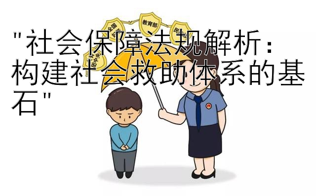 社会保障法规解析：构建社会救助体系的基石