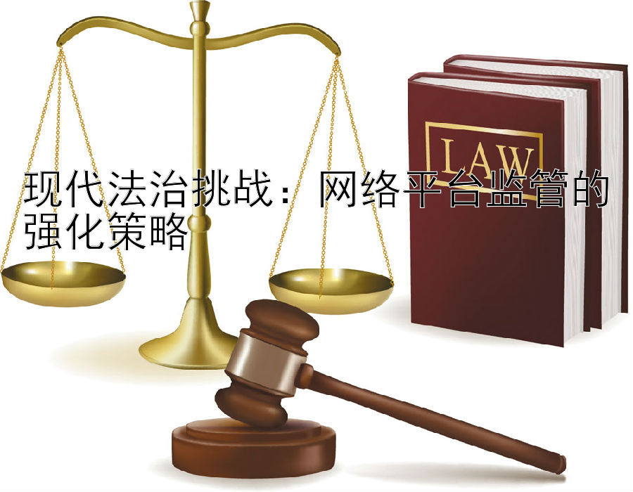 现代法治挑战：网络平台监管的强化策略