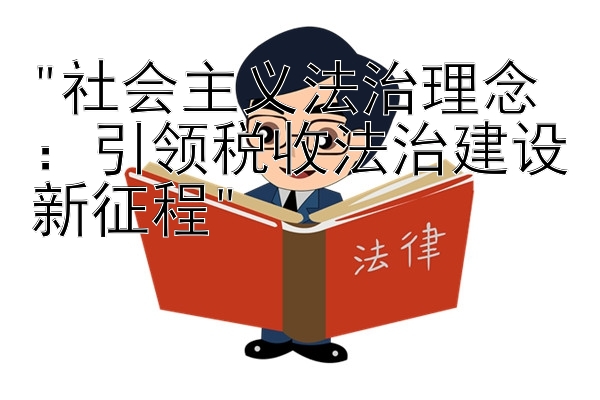 社会主义法治理念：引领税收法治建设新征程