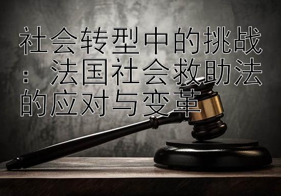 社会转型中的挑战：法国社会救助法的应对与变革