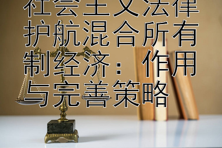 社会主义法律护航混合所有制经济：作用与完善策略