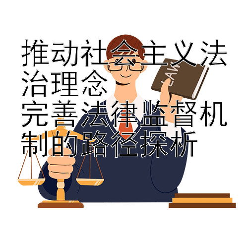 推动社会主义法治理念  
完善法律监督机制的路径探析