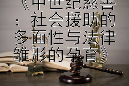 《中世纪慈善：社会援助的多面性与法律雏形的孕育》